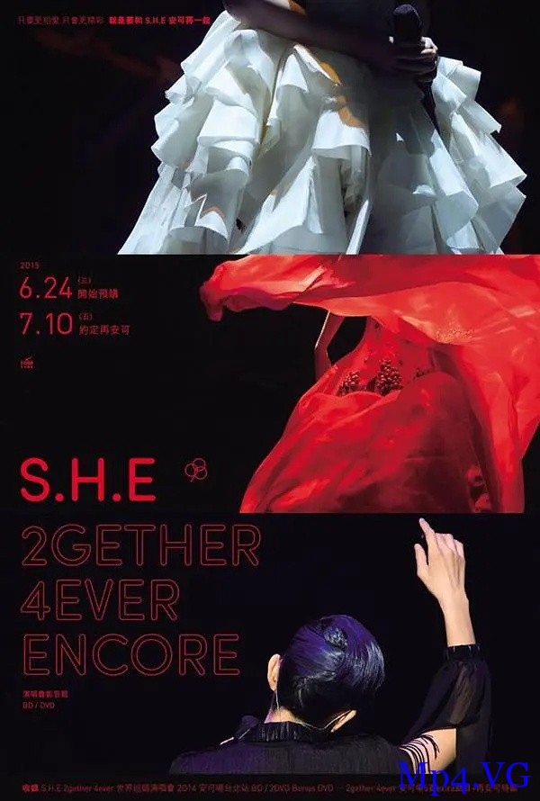 [S. H .E 2gether 4ever 2014最相愛演唱會安可場台北站][BD-MKV/3.4GB][720P][国语中字][美女组合演唱