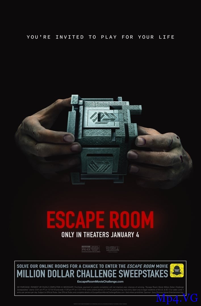 [密室逃生 Escape Room][BD-MKV/2.4G][英语中字][1080P][DBD-Raws]